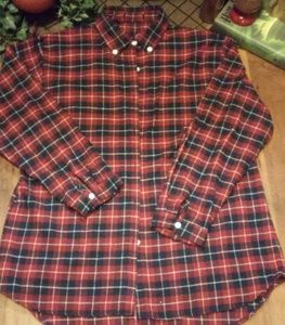EUC Flannel Button Down-Tunic Length